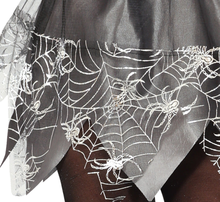 Hexe Halloween Kostüm Damen Silber