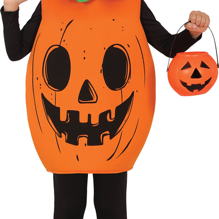 Halloween Kostüm Kind Kürbis Orange