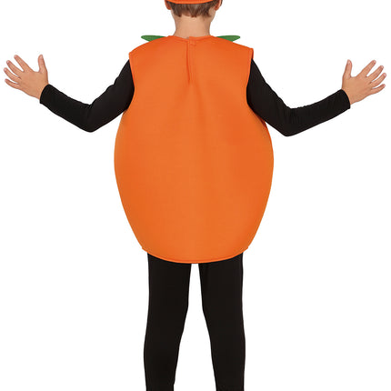 Halloween Kostüm Kind Kürbis Orange