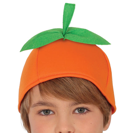 Halloween Kostüm Kind Kürbis Orange