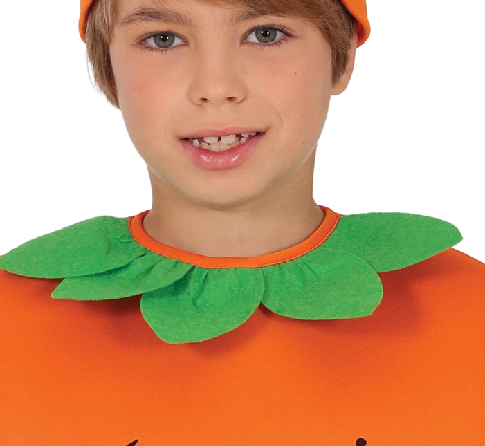 Halloween Kostüm Kind Kürbis Orange