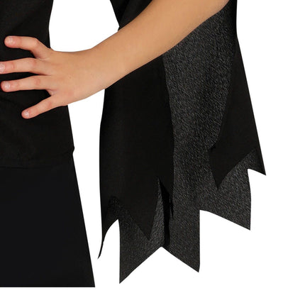 Hexe Halloween Kostüm Mädchen Schwarz