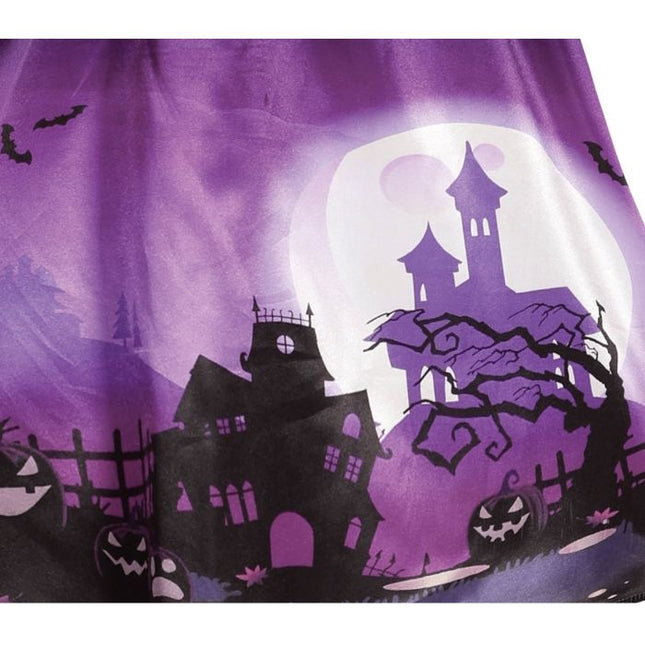 Hexe Halloween Kleid Mädchen Lila