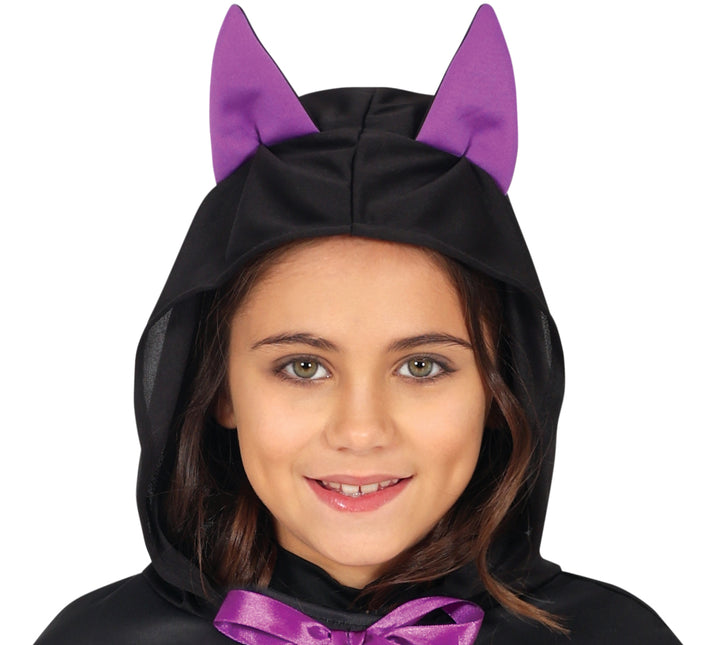 Halloween Poncho Mädchen Fledermäuse