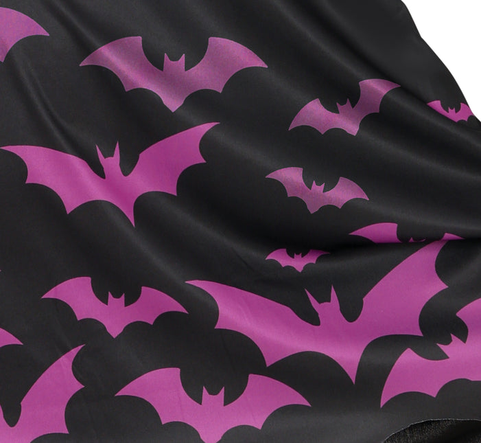 Halloween Poncho Mädchen Fledermäuse