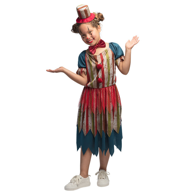 Halloween Kleid Mädchen Clown
