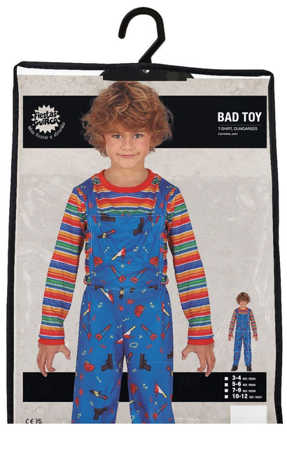 Puppe Halloween Kostüm Kind Blau