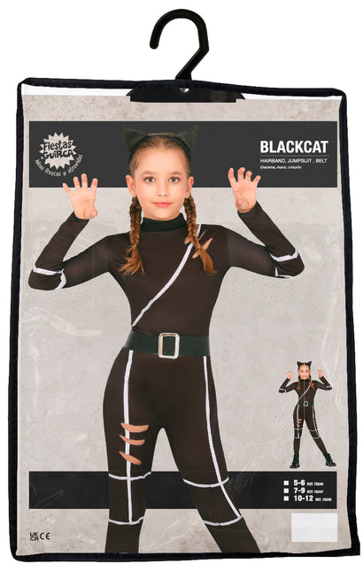 Halloween Kostüm Mädchen Katze