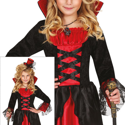 Halloween Kleid Mädchen Vampir