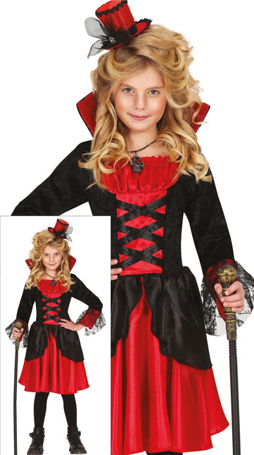 Halloween Kleid Mädchen Vampir
