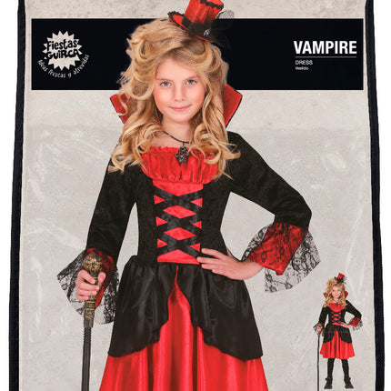 Halloween Kleid Mädchen Vampir
