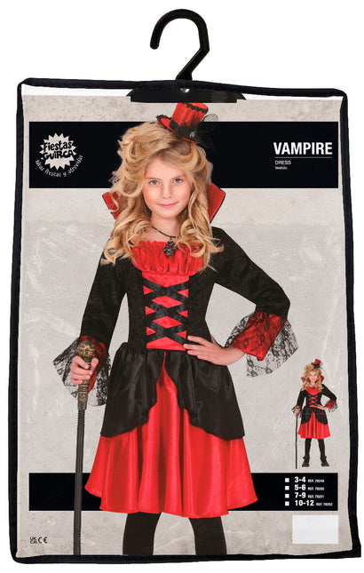 Halloween Kleid Mädchen Vampir