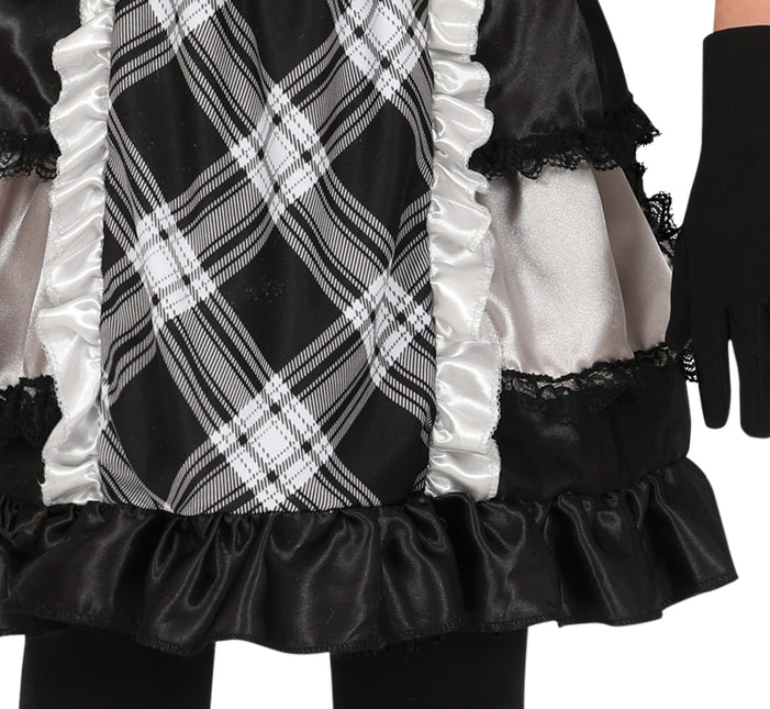 Halloween Kleid Mädchen Porzellanpuppe