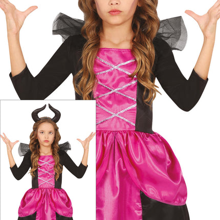 Halloween Kleid Rosa Mädchen Fee
