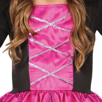 Halloween Kleid Rosa Mädchen Fee