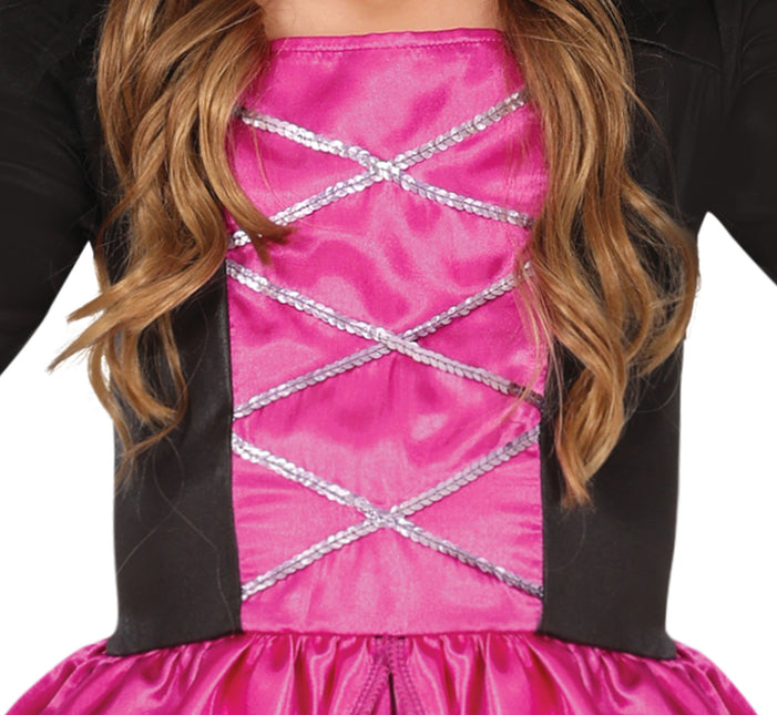 Halloween Kleid Rosa Mädchen Fee