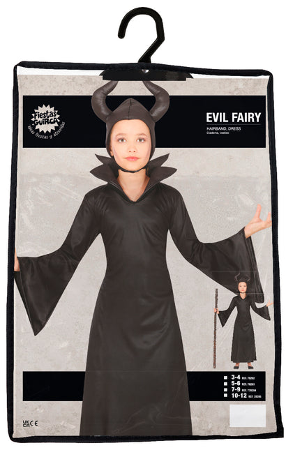 Halloween Kleid Mädchen Wütende Fee