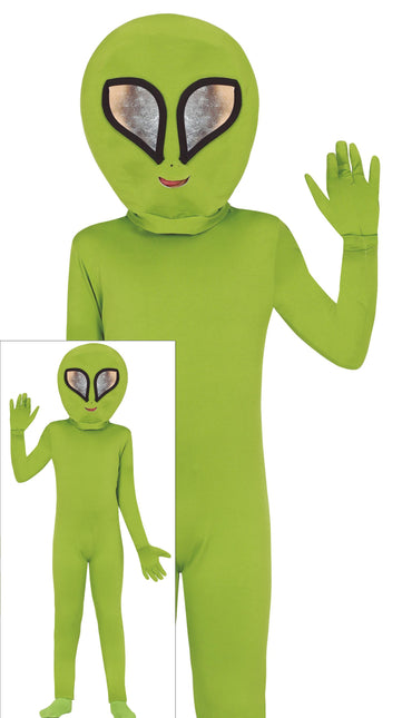 Alien Anzug Grünes Kind