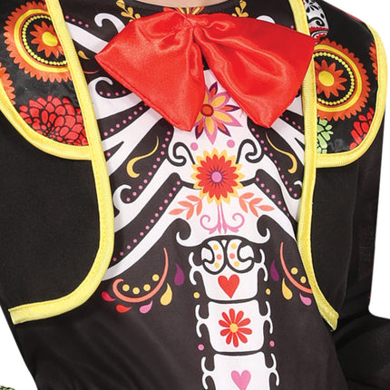Dia De Los Muertos Kostuum Jongen Skelet Mariachi