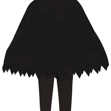 Halloween Kostüm Kind Skelett Poncho