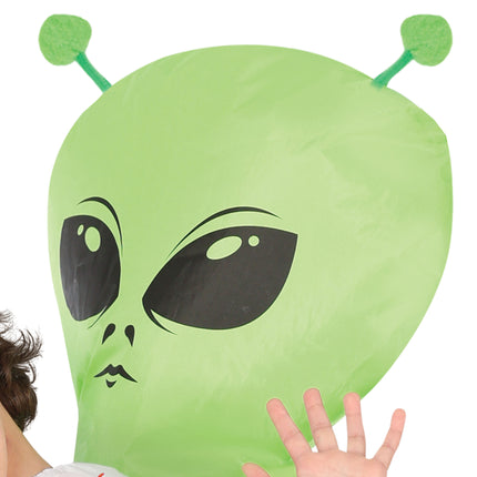 Alien Suit Green Child Carry Me