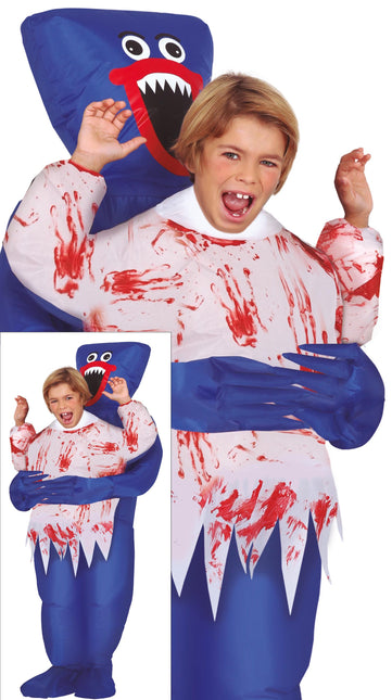 Alien Suit Blue Child Carry Me