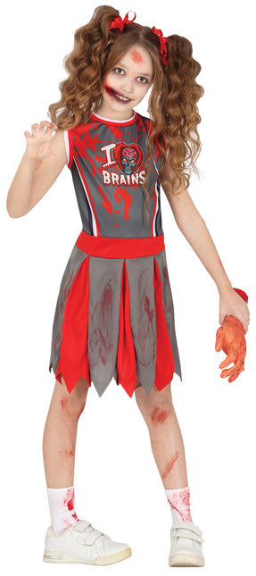 Halloween Kleid Mädchen Zombie Cheerleader