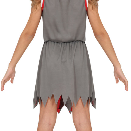 Halloween Kleid Mädchen Zombie Cheerleader