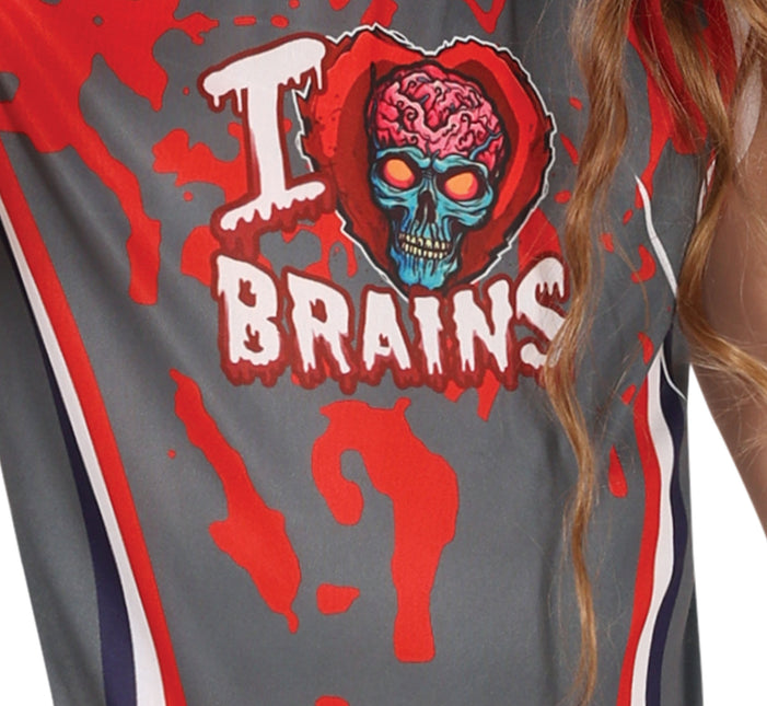Halloween Kleid Mädchen Zombie Cheerleader