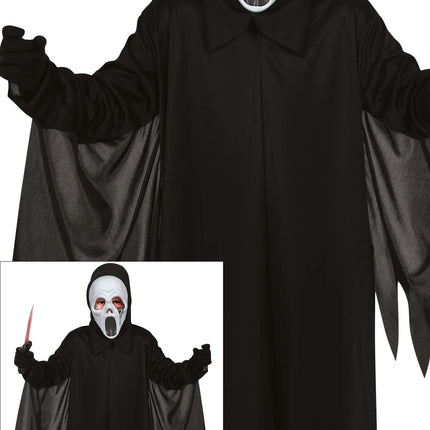 Halloween Kostüm Schwarzes Kind Geist