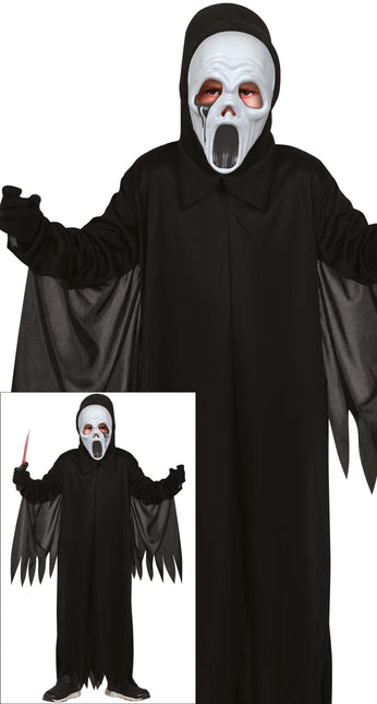 Halloween Kostüm Schwarzes Kind Geist