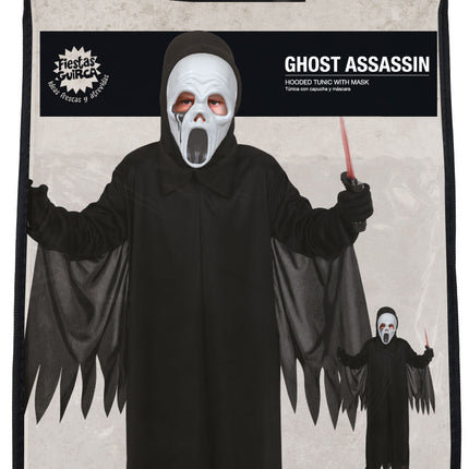 Halloween Kostüm Schwarzes Kind Geist