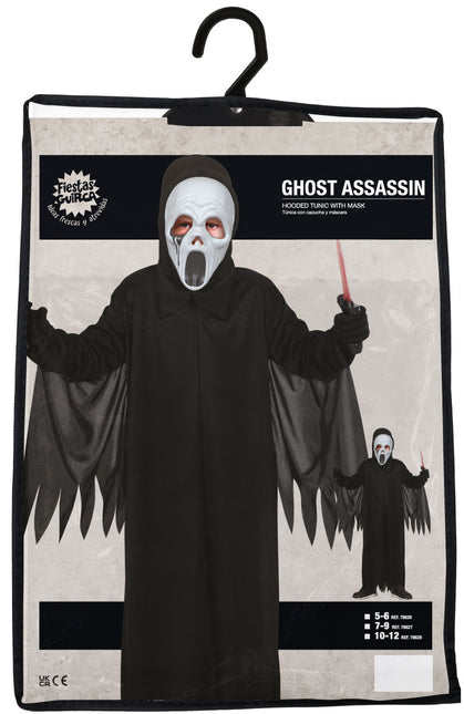 Halloween Kostüm Schwarzes Kind Geist