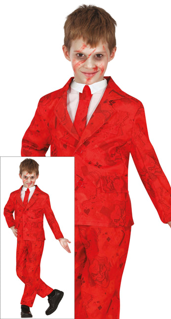 Halloween Kostüm Roter Junge
