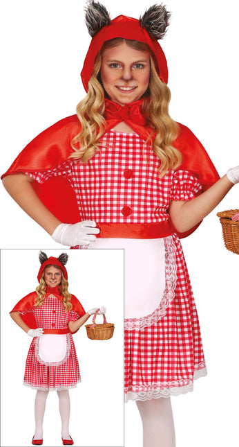 Halloween Kostüm Mädchen Rotkäppchen Wolf