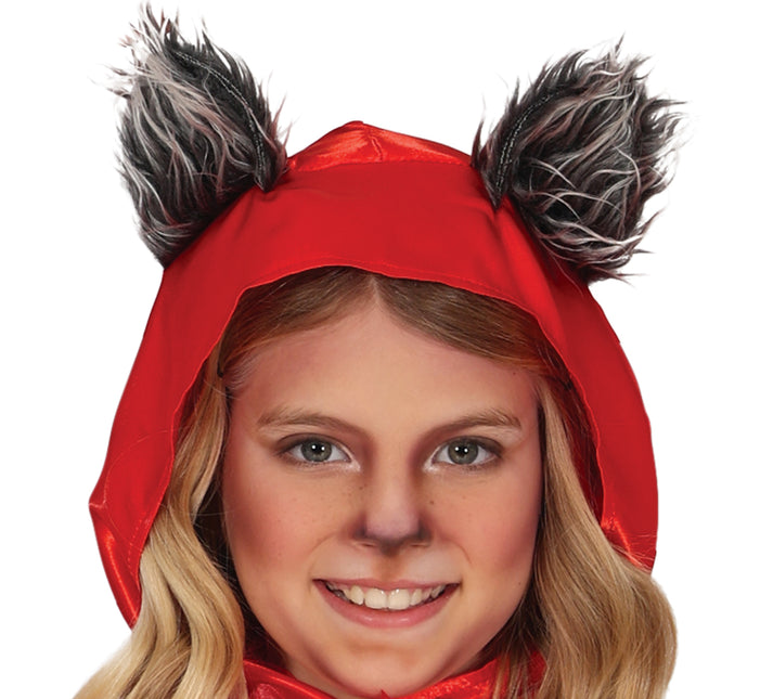 Halloween Kostüm Mädchen Rotkäppchen Wolf