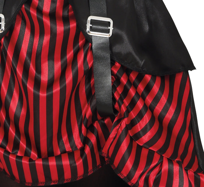 Halloween Kleid Rot Schwarz Mädchen Gothic