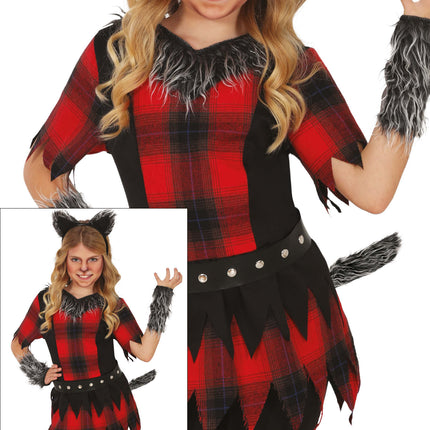 Halloween Kostüm Mädchen Werwolf
