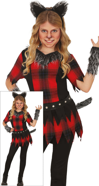 Halloween Kostüm Mädchen Werwolf