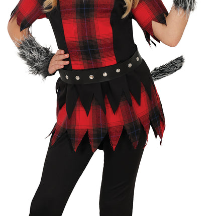 Halloween Kostüm Mädchen Werwolf