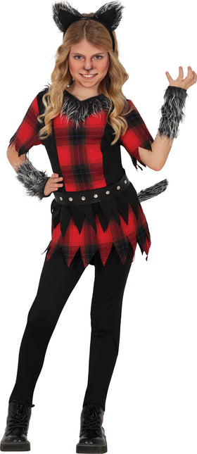 Halloween Kostüm Mädchen Werwolf
