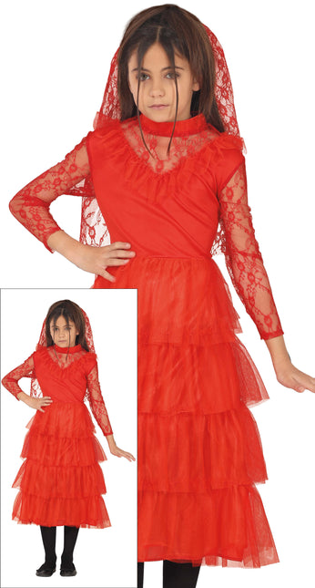 Halloween Kleid Rotes Mädchen