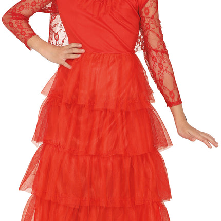 Halloween Kleid Rotes Mädchen