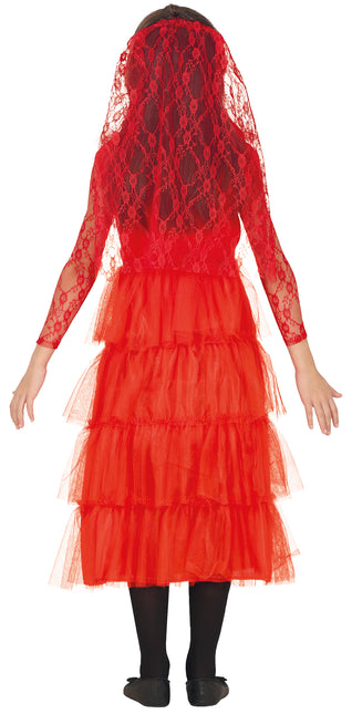 Halloween Kleid Rotes Mädchen