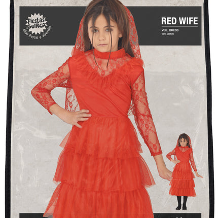 Halloween Kleid Rotes Mädchen