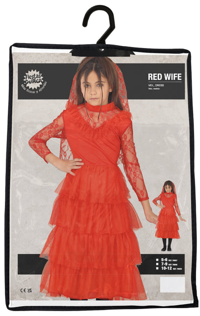 Halloween Kleid Rotes Mädchen