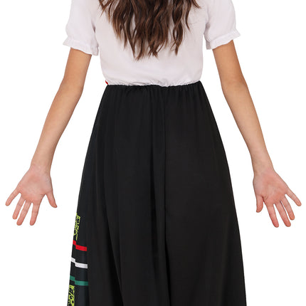 Dia De Los Muertos Kleid Mädchen Totenkopf