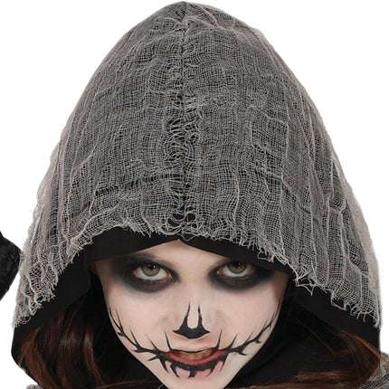 Halloween Kleid Mädchen Skelett Sensenmann