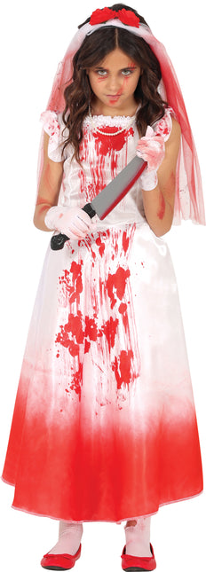 Halloween Kleid Mädchen mit Blut