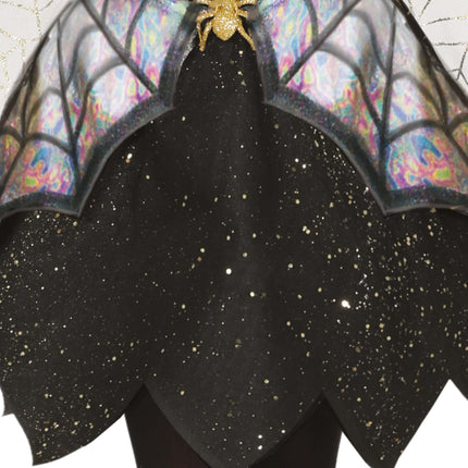 Halloween Kleid Mädchen Spinnweben und Spinne